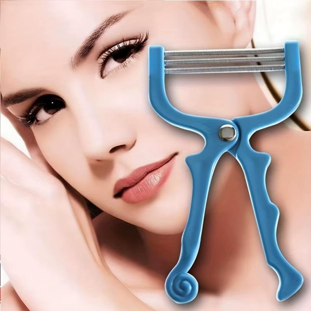 Handheld Facial Hair Remover Manual Removal Epilator Face Skin Care Beauty Shaving Safe Spring Roller For Adults Beauty Epilator