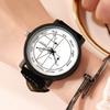 Special Design Mathematical Formula Watches Unisex Gilrs Women Students Laides Big Dial Leather Band Quartz Watches Reloj Mujer