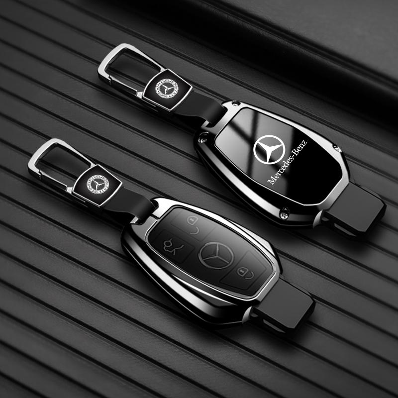 Fashion Zinc Alloy Car Key Case Cover Shell For Mercedes Benz A B C E Class GLS GLA GLK GLC CLS CLA AMG W204 W205 W212 W463 W176 CH1