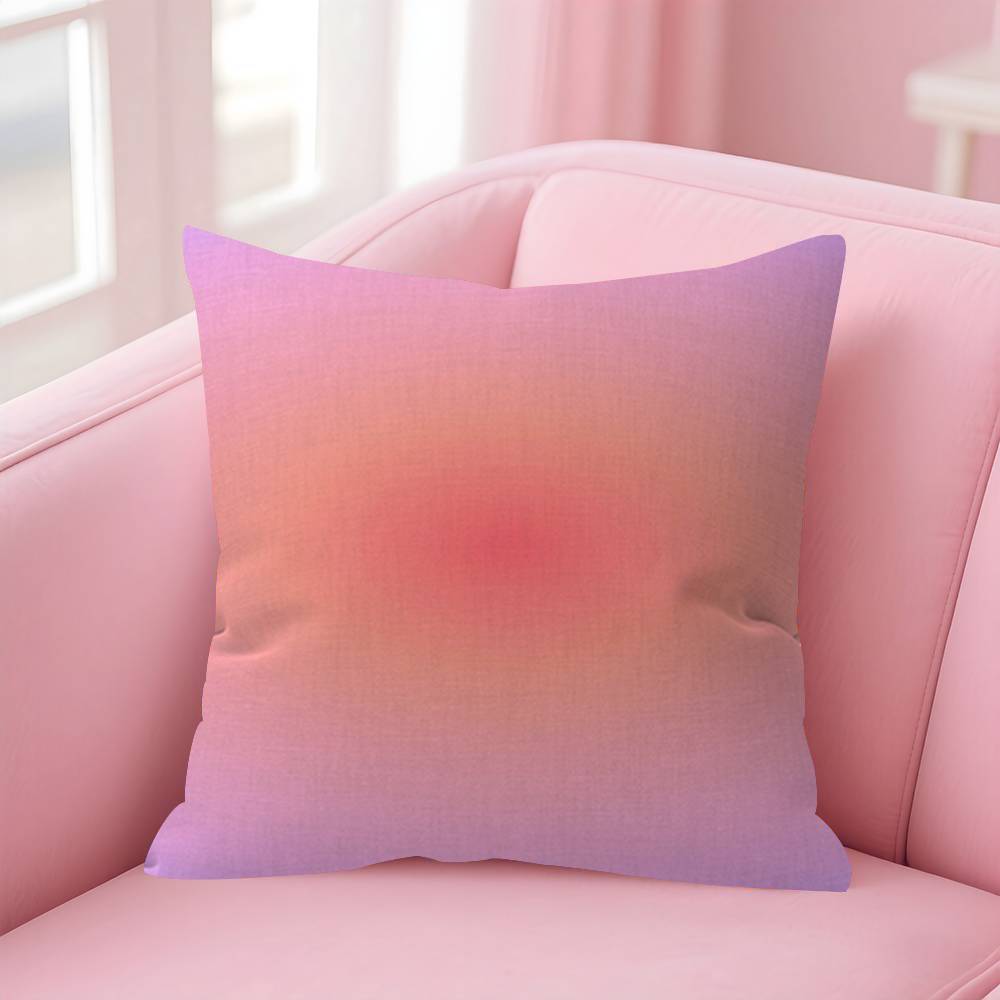 Gradient Halo Pillowcase Toon Gift Cushion Cover Bedroom Home Sofa Chair Seat Decor Pillow Case
