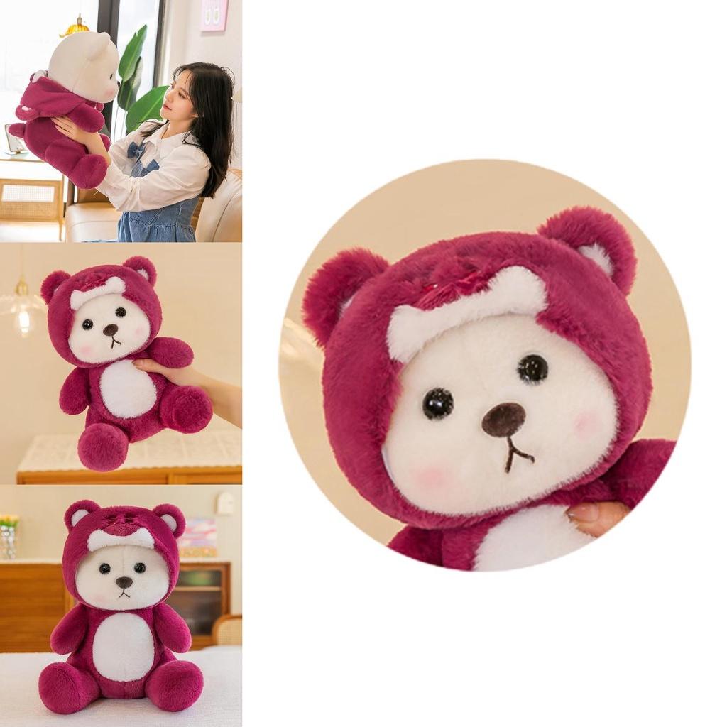 Cute Transforming Lena Bear Plush Toy For Kids Valentine's Day Gift