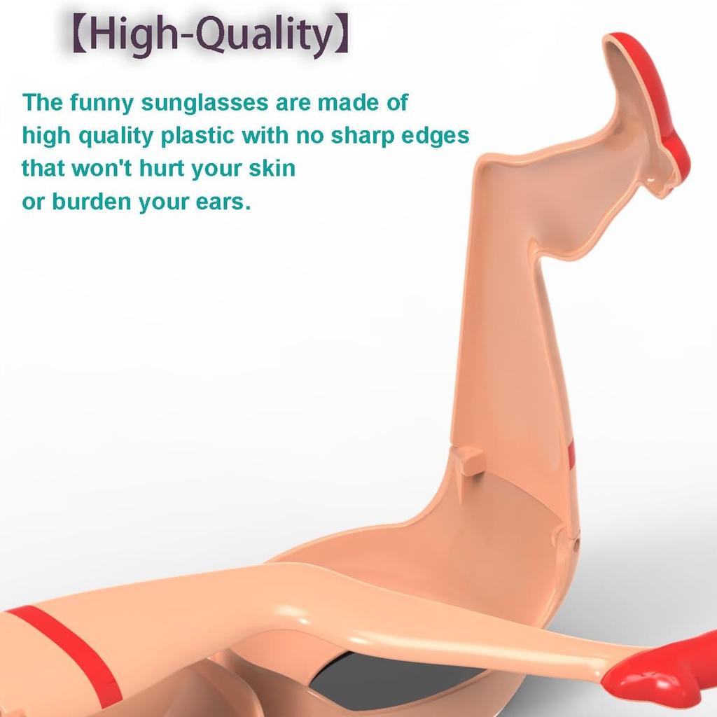 Crazy Party Glasses-SEXY SHADES: Funny Sunglasses For Party - Dazzling Leg And Hip Designs Stand Out!