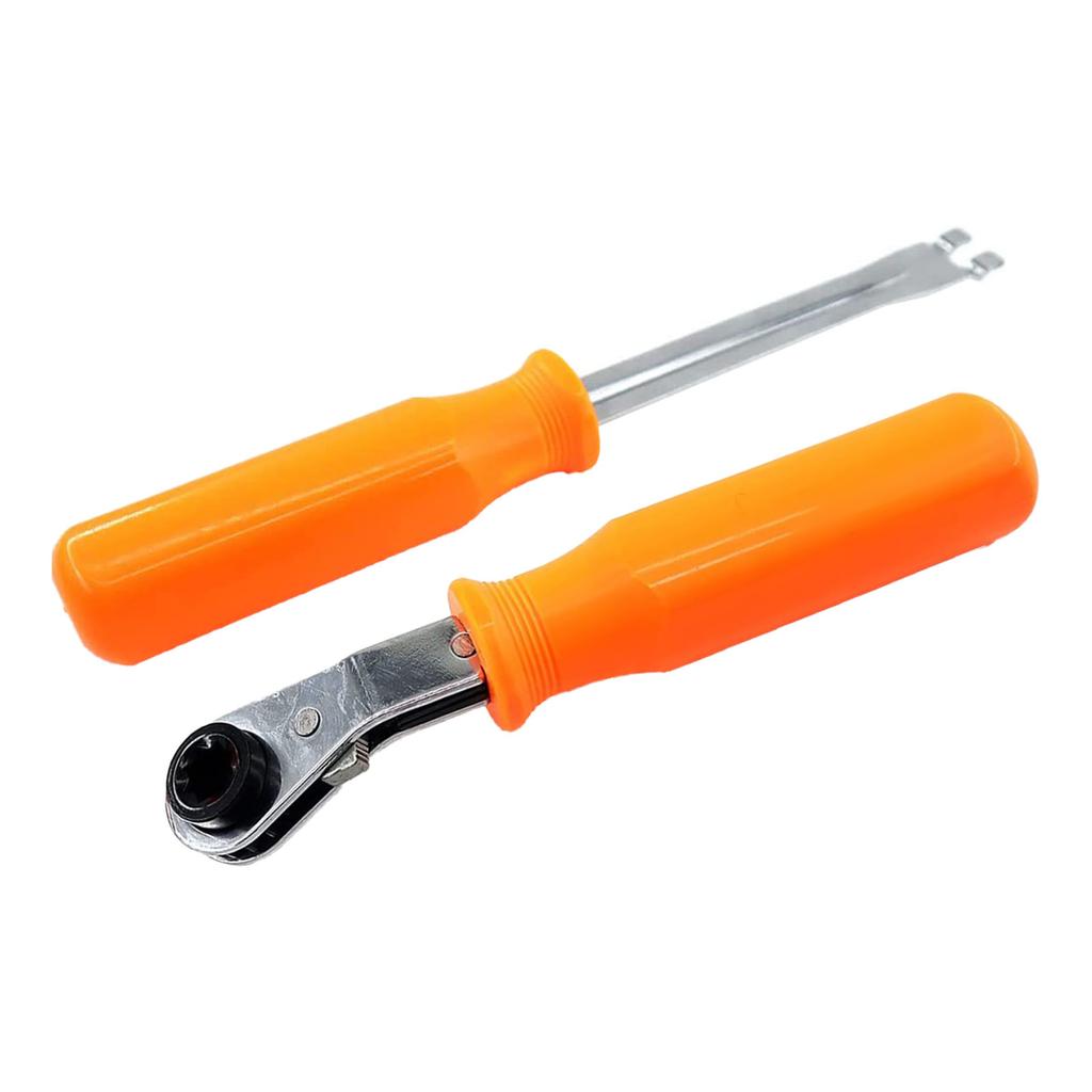 Ratchet Wrench Set Cr V Steel Portable Ratchet Spanner with Pry Bar for Repair Maintenance