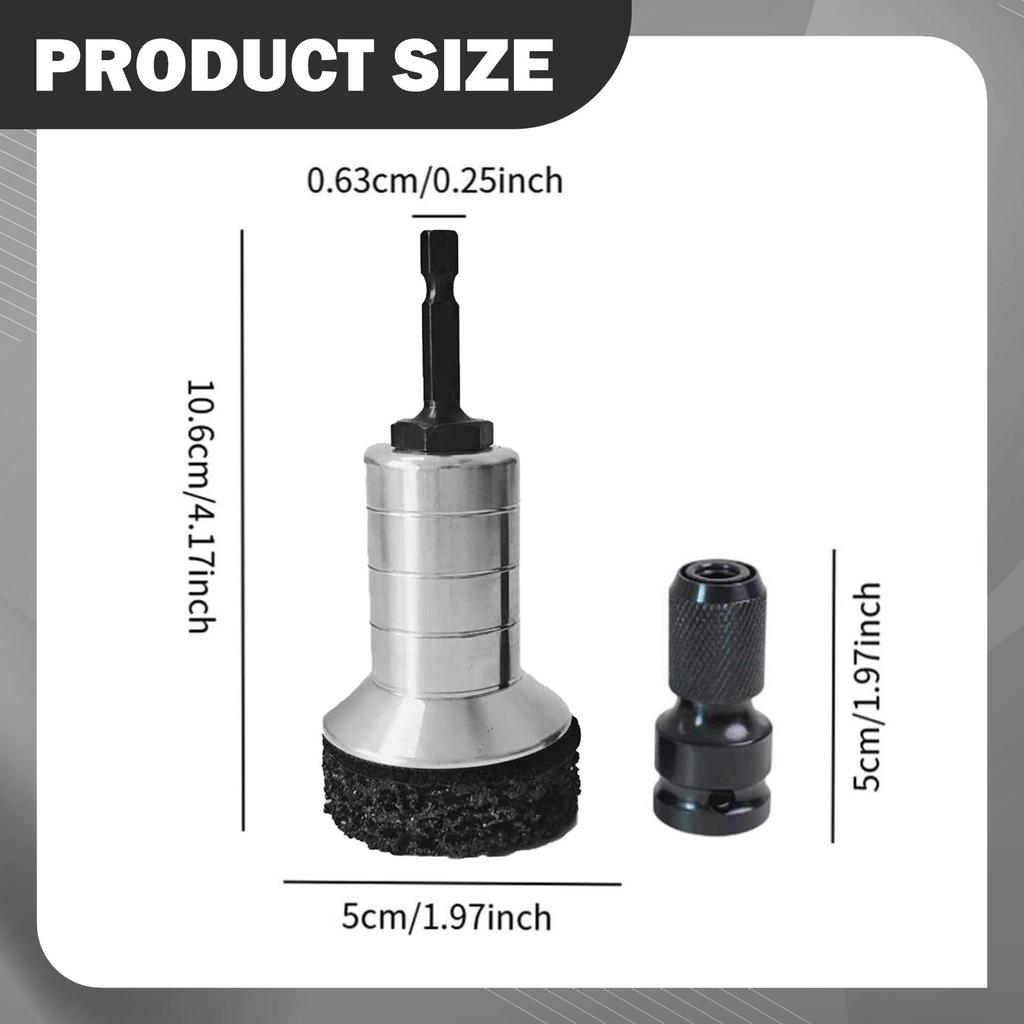 Automotive Wheel Studs Rust Cleaner Quick Resurfacing Hub Maintenance Kit For Power Drill Impact Wrench Auto Repair Tool