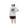 Puma Loose Casual Printed Cotton Short Sleeve T-Shirt Men Tops White 686395-02