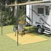 VidaXL Beige Tent Carpet 250x200 Cm HDPE, Outdoor Carpet, Patio Carpet, Garden Carpet, Outdoor Mat, Mat 310759
