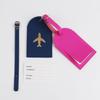 Hot Stamping Plane Luggage Tags Suitcase Tag for Wedding Couples Bridal Gift
