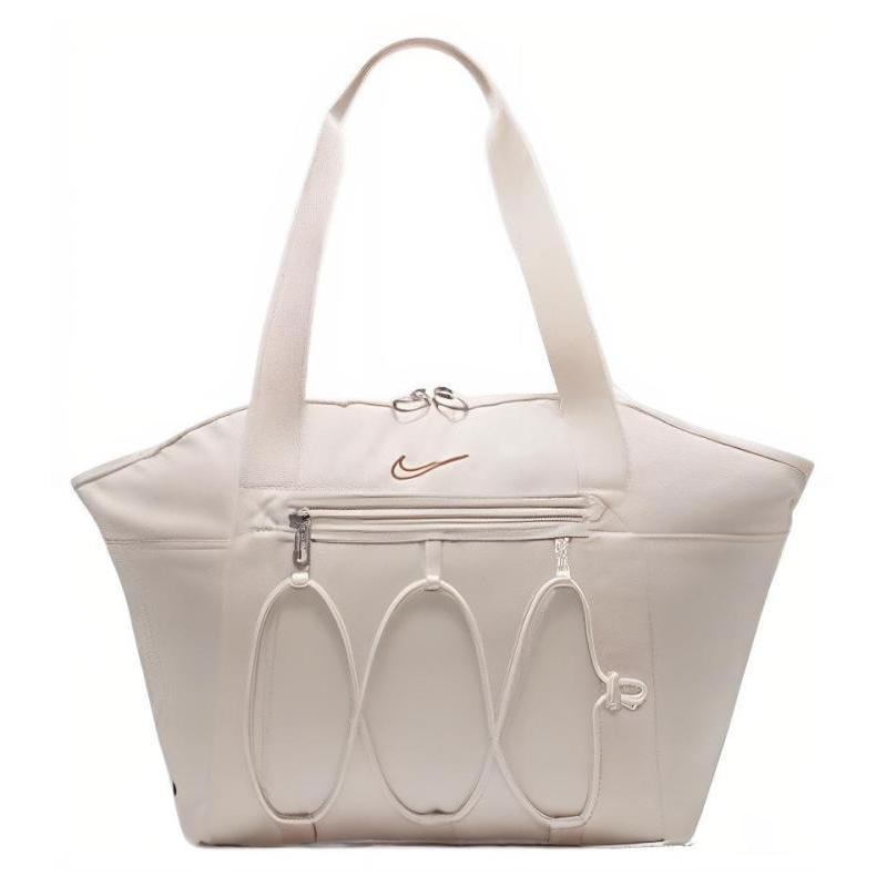 Nike Polyester Tote Bag Shopping Bag Handbag Regular Unisex Beige Casual CV0063-838