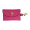 Bag Charm 10 Card Holder Leather Wallet Pendant Women Accessories Magenta C6295G-GDAJN