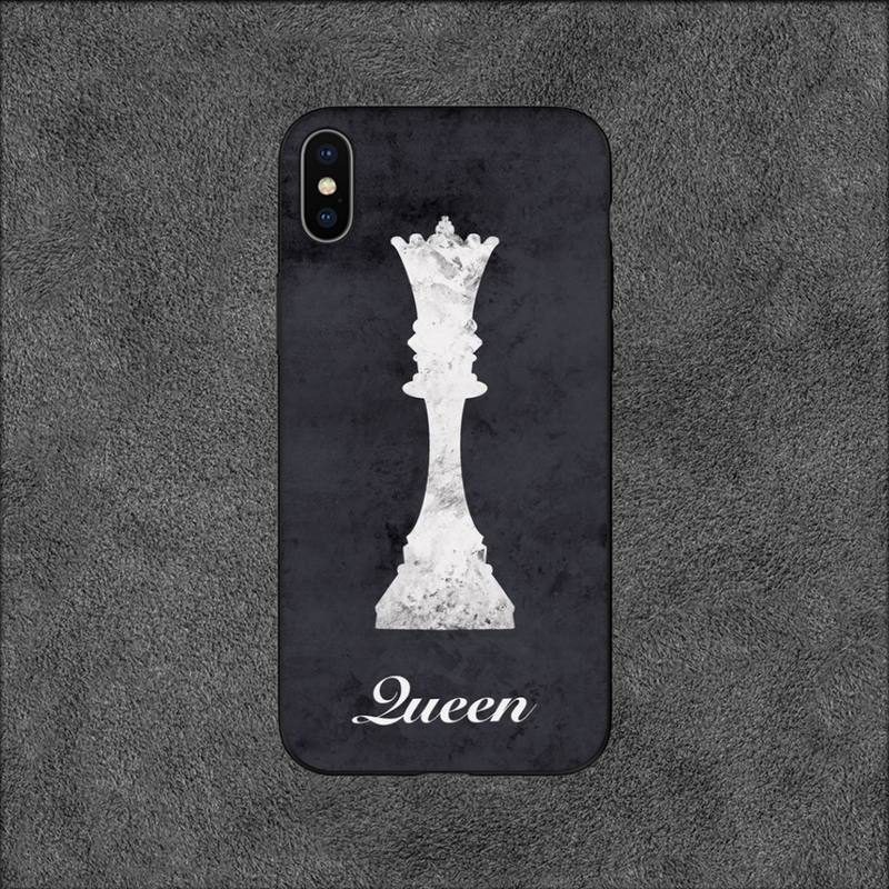 Pouzdro na telefon Chess Board Pieces pro iPhone 11 12 Mini 13 14 Pro XS Max X 8 7 6s Plus SE XR Shell