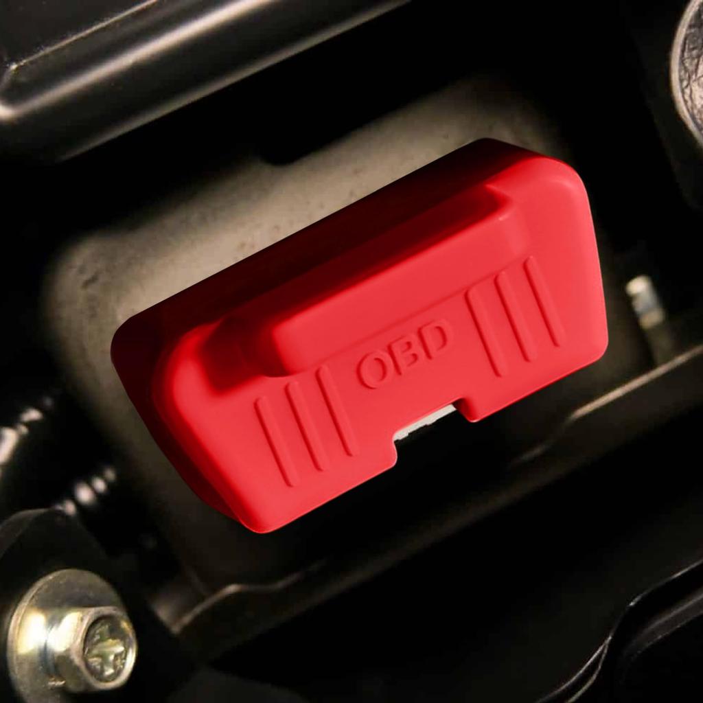 OBD Port Lock Anti-Theft Protector | Diagnostic Port Cover - Waterproof Dustproof Silicone Vibration