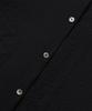 Masateu Gingham Check Open Collar Shirt _ Black