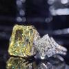 Women's ring with classic luxury design, romantic wedding gift for Valentine's Day