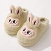 Winter Warm Lovely Frog Cotton Slippers Student Anti Slip Animals Home Platform Plush Slipper Women Funny Outdoor Shoes