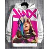 Arcane Jinx Anime 3D Print All Seasons Children Casual Sweatshirt Cool Pullover Tops Unisex Clothes Boy Hoodies Clothes