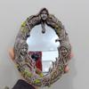 1pc European Triple Goddess Mirror Design with Talisman Mirror Ornament Resin Handicraft