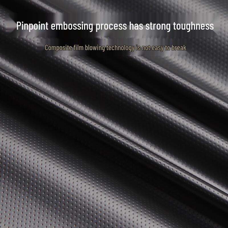 Sushih Disposable Black Flat-Top Commercial Trash Bags