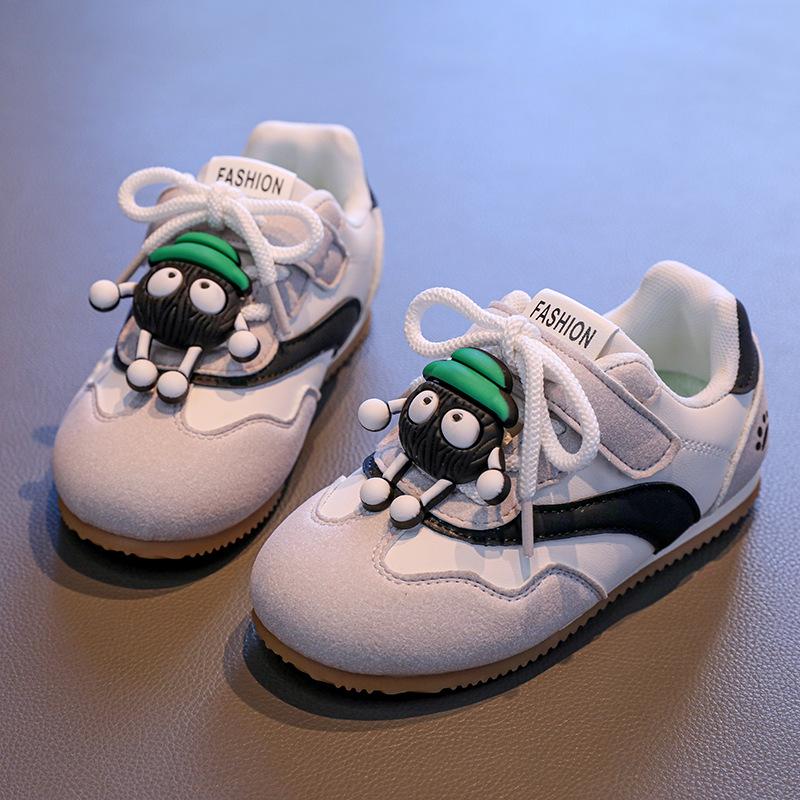 2025 Autumn New Students Boys Soft Sole Comfortable Sports and Leisure Shoes Korean Version of Foreign Style Versatile Girls Board Shoes
