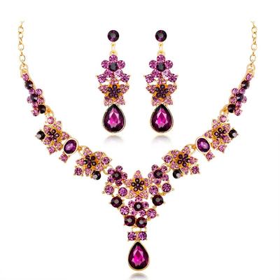 Women Necklace Earring Jewelry Bijouterie Sets B0910751 ADM