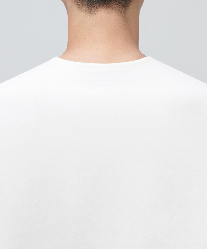 MUSINSA STANDARD Ponte Crew Neck Long Sleeve T-Shirt [Cream]