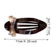 Duckbill Shape Large Bow Hair Claw Large Bow Hair Claw Clip  for Women Back Head Updo