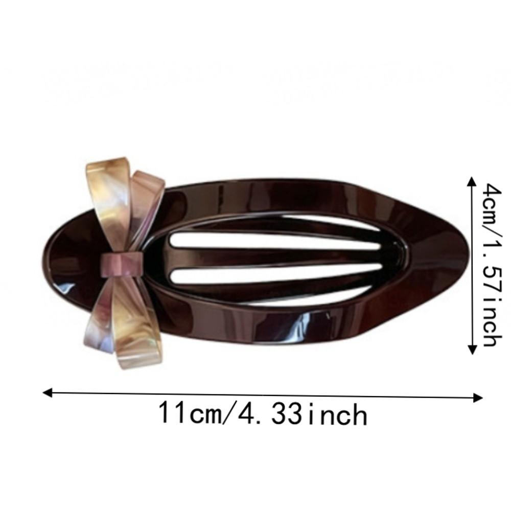 Duckbill Shape Large Bow Hair Claw Large Bow Hair Claw Clip for Women Back Head Updo