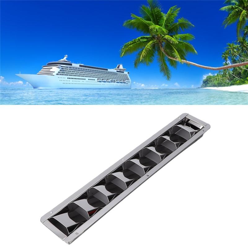 

Boat Louver Vent Air Vent Grille Cover Marine Vent Grille Oblong Stainless Steel 8 Slots Grid Cover Boat Shutters как