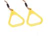 Plastic Triangle Hoops Yellow