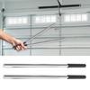 Heavy Duty 2Pcs Garage Door Torsion Spring Winding Bar High Strength Steel Suitable for Easy DIY Repair Safe Adjustments