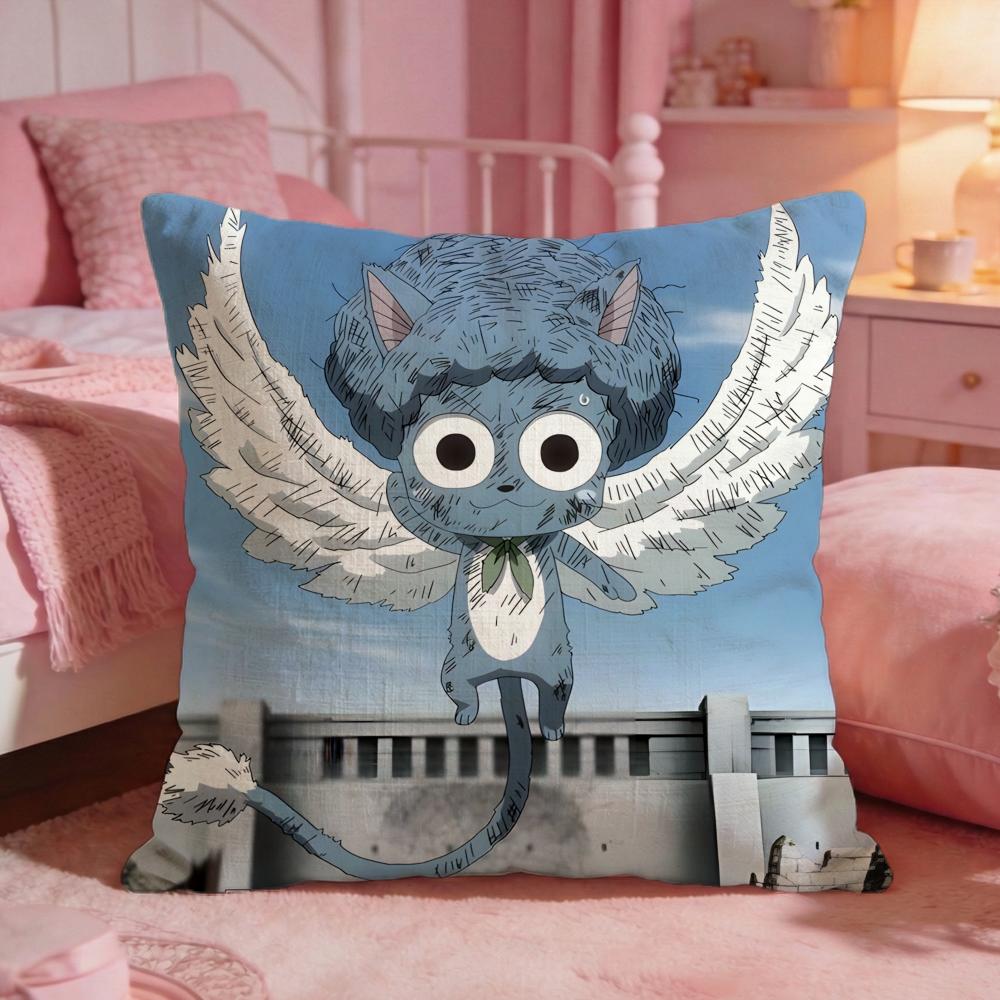 fFAIRY TAIL anime Cushion Cover Premium Comfort Reversible Pillow Cove Two in One Design for Any Room Car Interior