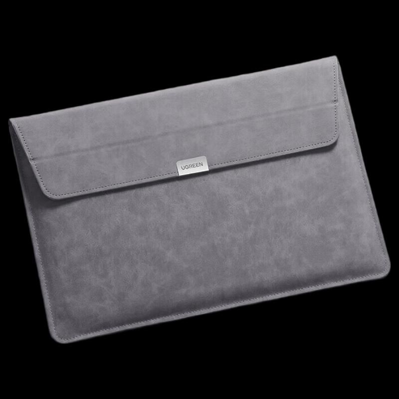 UGREEN 14-inch PU Leather Laptop Sleeve & Stand
