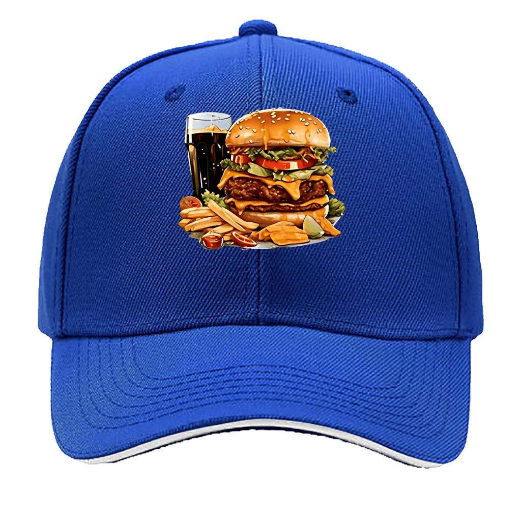 Adjustable Hat with Curved Brim  Outdoor Camping  Cap Wide Visor Fit for Driving Casual Wear ( Sandwich Baseball Cap