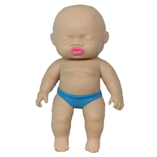 Slow Rising Babies Squeeze Toy Stress Anxiety Relieving Mini Baby Squeeze Toy Soft Stretchy Relaxation Stress Ball Fidget Toy
