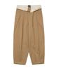 AJOBYAJO High Waist Oversized Pants [Beige]