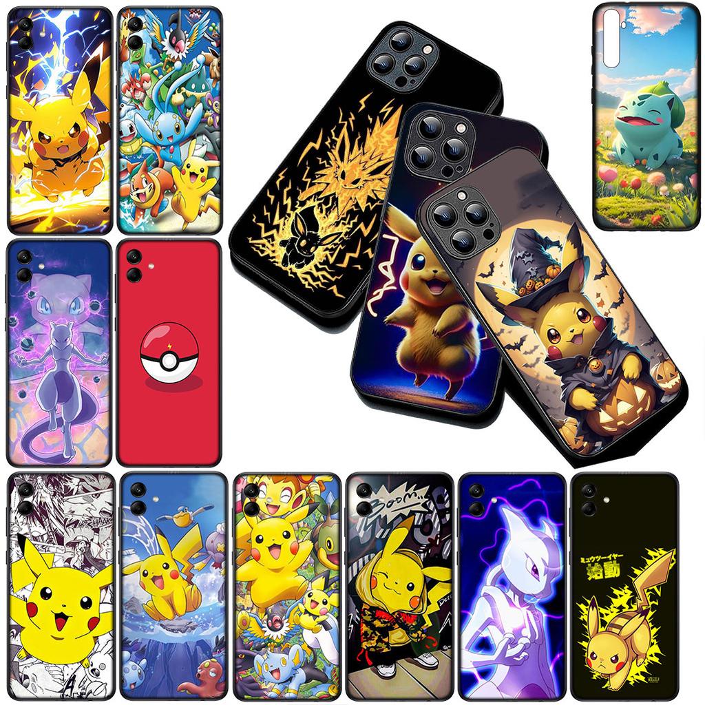 Soft Cover for OPPO A80 A18 A16 A40 A17 A15 A38 A78 A79 A54 A57 A12 A60 4G 5G Casing Phone Case Mewtwo P-Pokemons Mew P-Pikachus