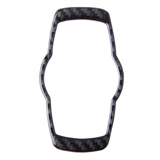 1PC For BMW 3 series E90 E92 E93 Carbon Fiber Headlight Switch Button Cover Trim