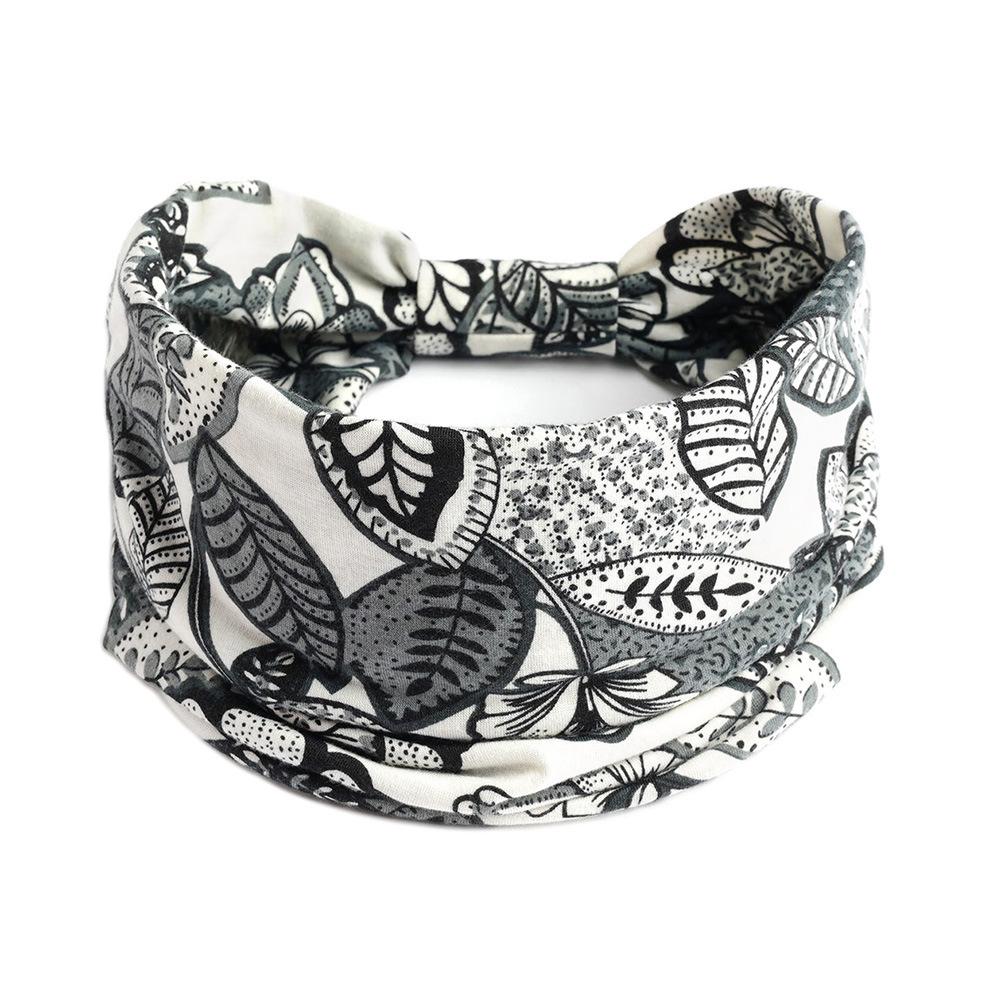 Bohemian Wide Cotton Stretch Headbands Women Headwrap Turban Headwear Bandage Hairbands Bandana Wide Headbands Hair Accessories