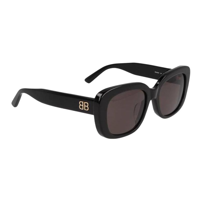 Balenciaga Square Sunglasses Women Sunglasses Black BB0295SK001