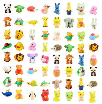 Ranvi 30 pièces Animaux Enfants Mini Puzzles Gommes à Crayons pour Cérémonies de Remise de Prix de Jeux Gommes, Pour Enfants
