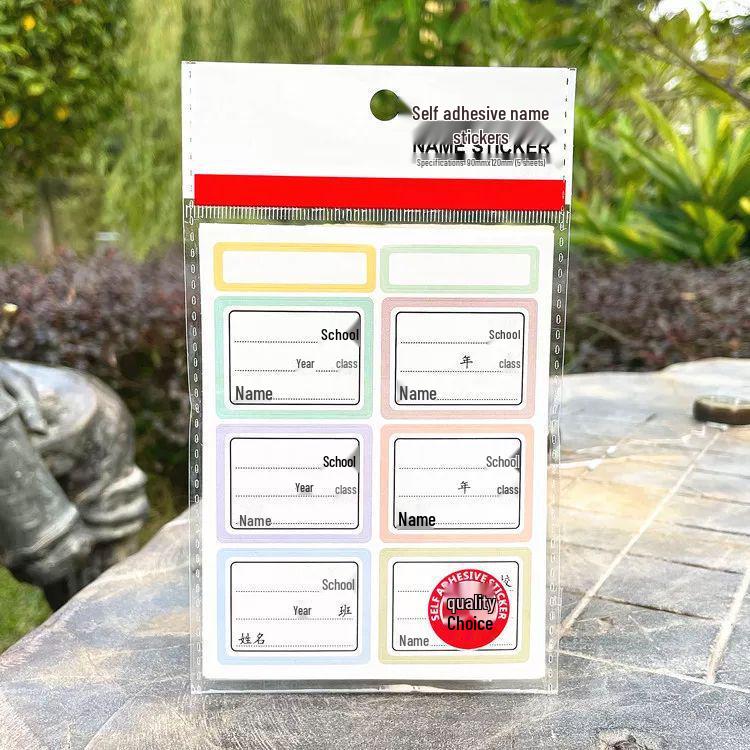 Водонепроницаемые самоклеящиеся стикеры для рукописных заметок и имен