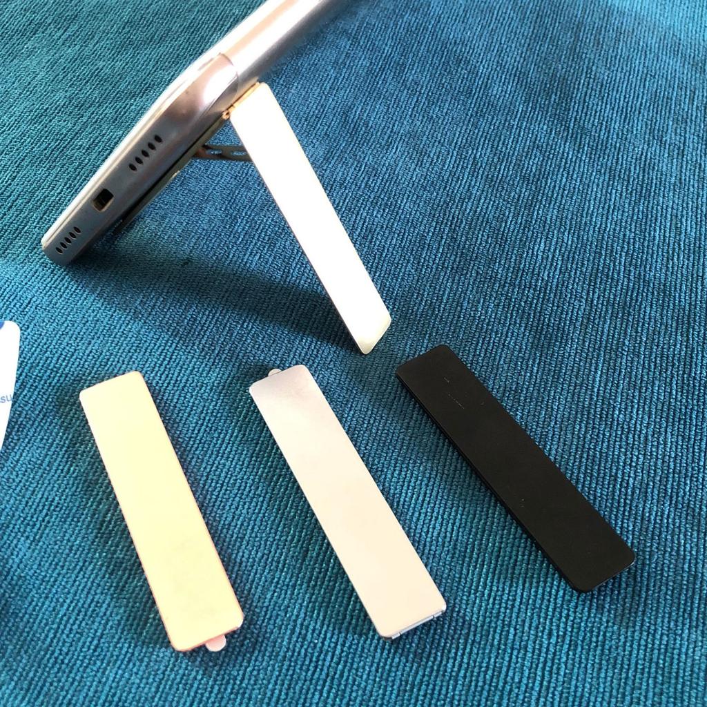 Metallic Mobile Phone Support Stand with Ultra-thin Design Foldable Mobile Phone Holder with Convenient Design