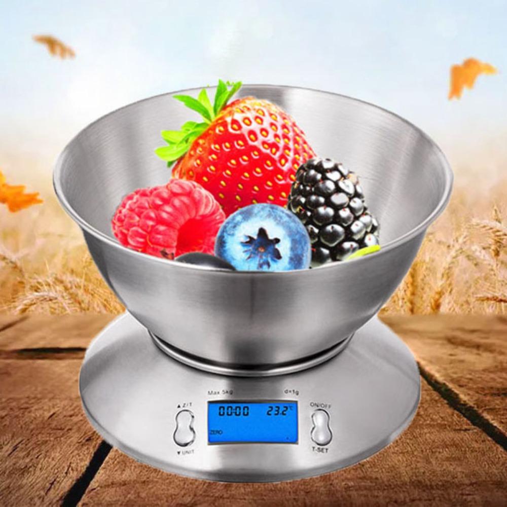 Digital Baking Scale LCD Screen Cooking Scale Kitchen Weight Tool Kitchen Scale  Vegetable