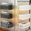 Magnetic Refrigerator Side Storage Basket Carbon Steel Condiments Storing Rack Convenient Metal Spices Bottle Holder