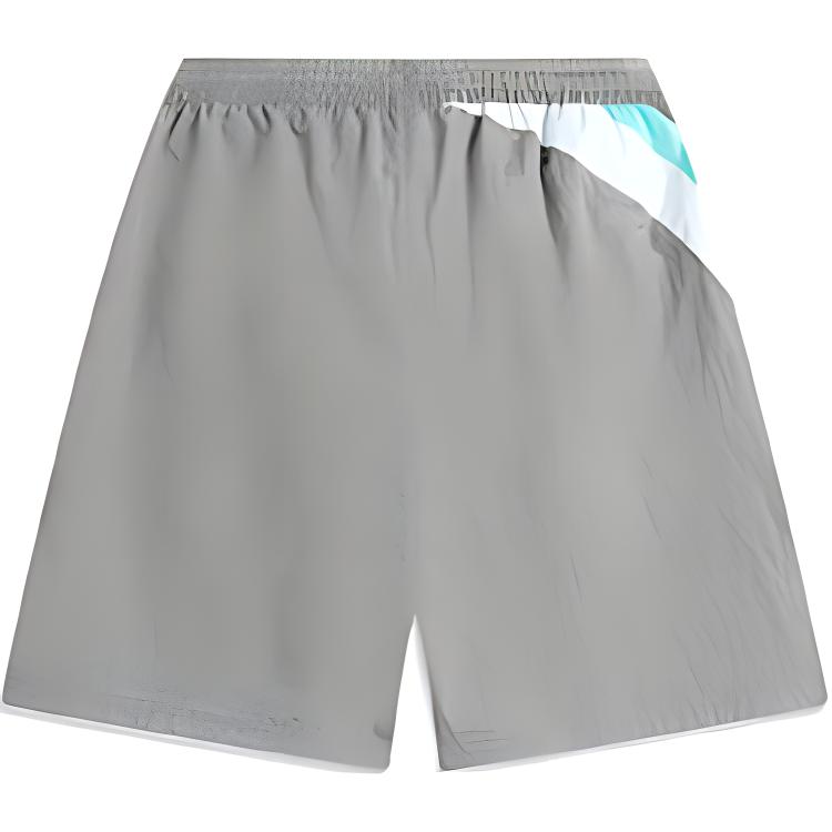 Li Ning Lockere Bequeme Einfache Freizeitshorts Unisex-Shorts Mondgrau AKSU951-4