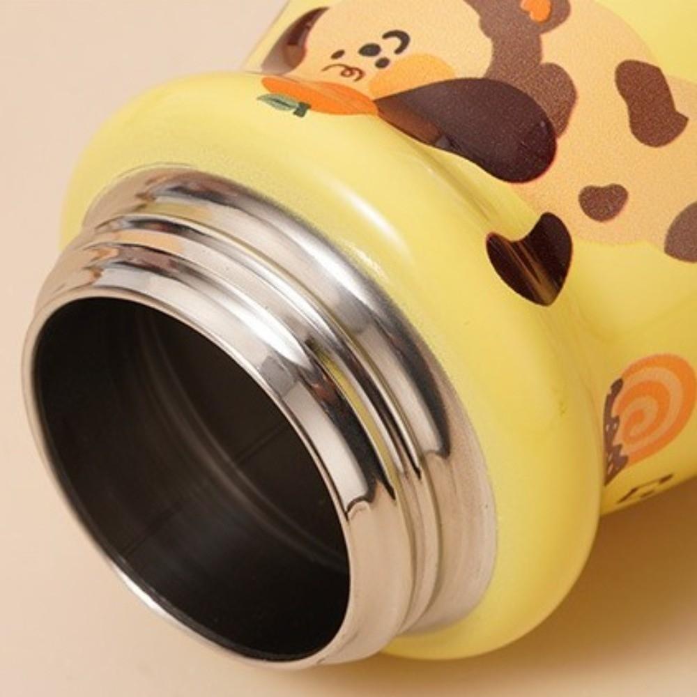 Leak-Proof Insulated Cup Large Capacity Cartoon Straw Cup Creative Double Drink Cup  School