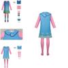 Cute Fantasy Trolls Cosplay Costume Poppy Dress Anime Halloween Stage Outfit