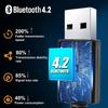 1/2PCS USB Bluetooth Receiver 3.5mm Inline Bluetooth Audio Adapter Car 4.2 Bluetooth Receiver Audio for Car Speaker Amplifier