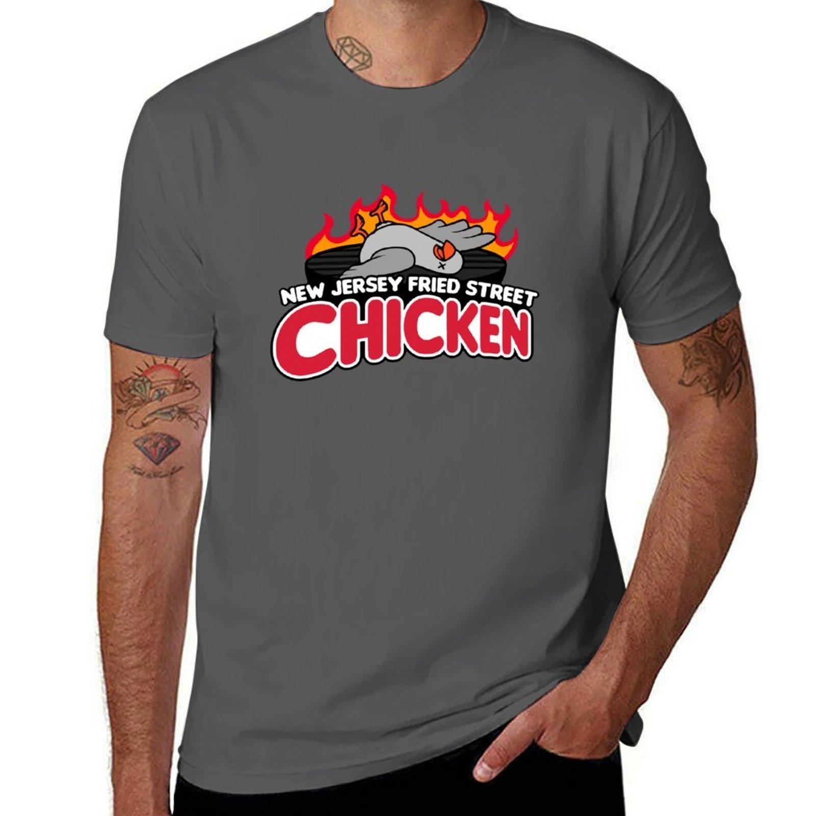 

Jeromeasf Merch New Jersey Fried Street Chicken Men Women Kid Youth Shirt Tshirt TShirt Simple Solid Color Crew Neck Tee 4XL