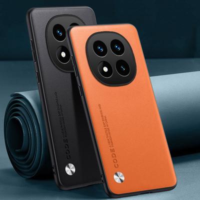 Luxury PU Leather Case For Xiaomi Poco X7 PocoX7 Back Cover Matte Silicone Full Protection Phone Case For Redmi Note 14 Pro 5G