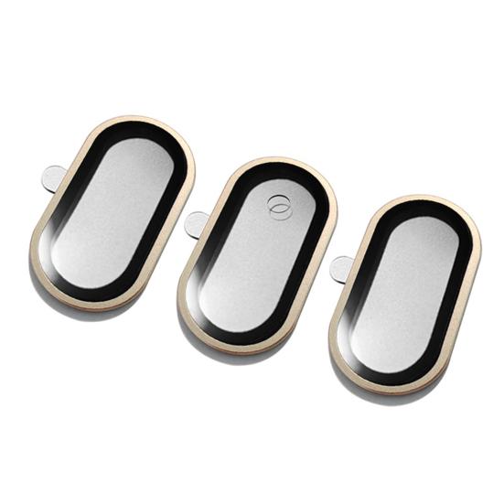 Camera Lens Protector Thin 9H Tempered Glass Anti-Scratch 360-Degree Full Coverage Camera Screen Protector Cover for Meta Quest 3